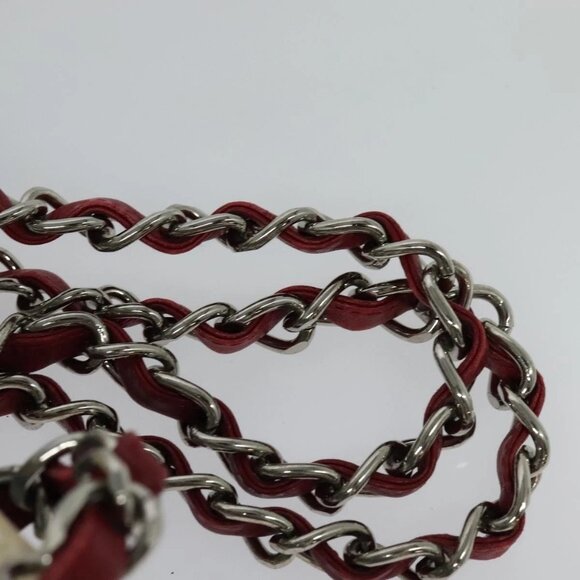 CHANEL Chain Tote Bag No5 Canvas Ivory Silver CC Auth 133727 - Picture 9 of 16